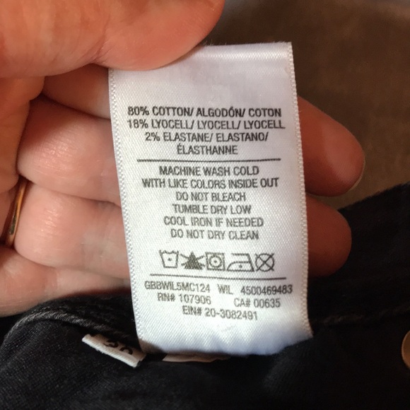 HUDSON Collin Midrise Bootcut Crop womens black denim jeans size 30 - Picture 10 of 15